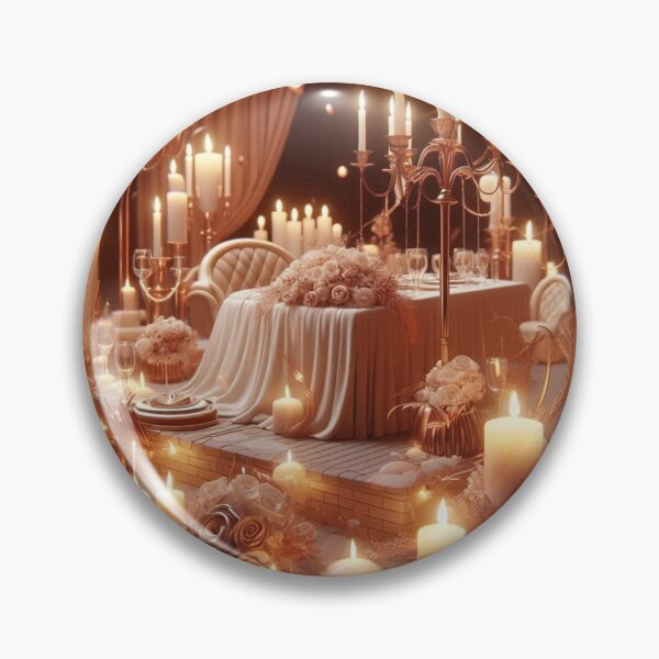 Item preview, Romantic Candlelit Dinner Setting | Elegant Ambiance designed and sold by choder61.