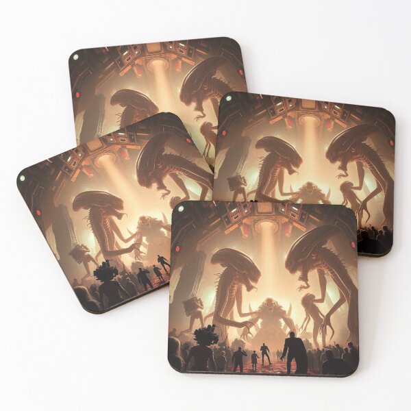 Item preview,  The Horror of the Alien monsters designed and sold by Vintage Designs +.