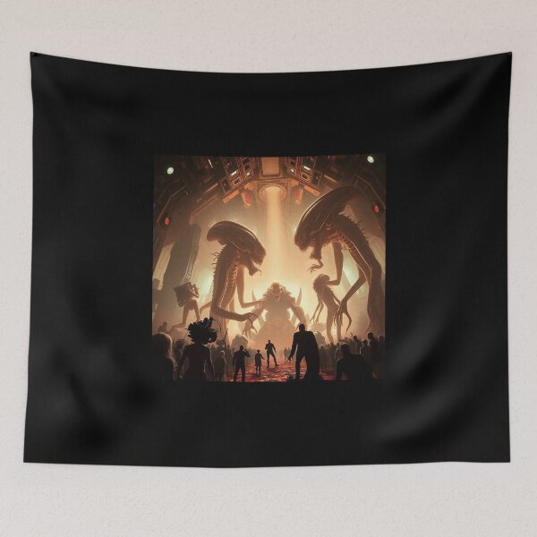 Item preview,  The Horror of the Alien monsters designed and sold by Vintage Designs +.