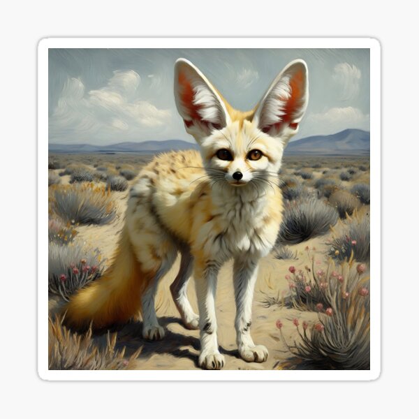 Item preview, Fennec Fox Art | Fox Lovers designed and sold by ksgraphics222.