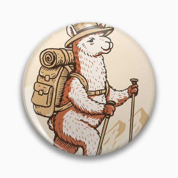 Item preview, Hiking Llama designed and sold by GedWorks.