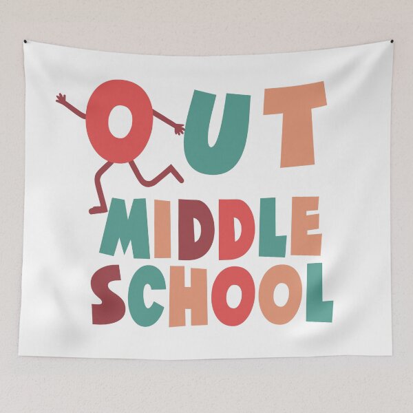 Item preview, Out Middle School Graduate Summer Last Day Of School designed and sold by Colorfulman.