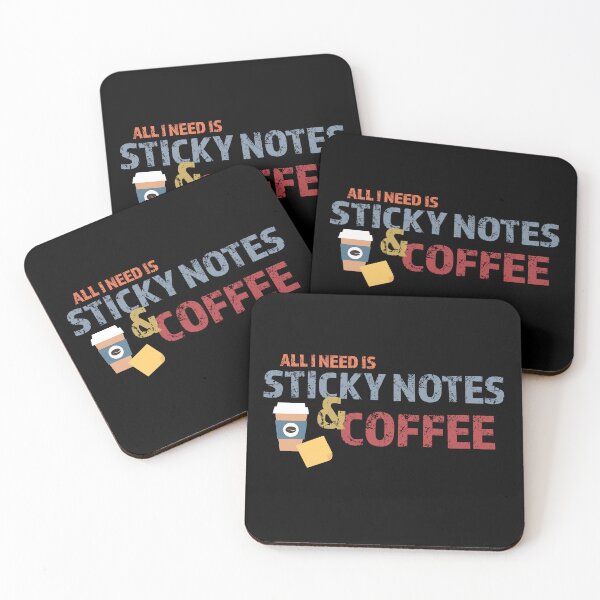 Item preview, All I need is Sticky Notes and Coffee UX Designer designed and sold by Neadski.