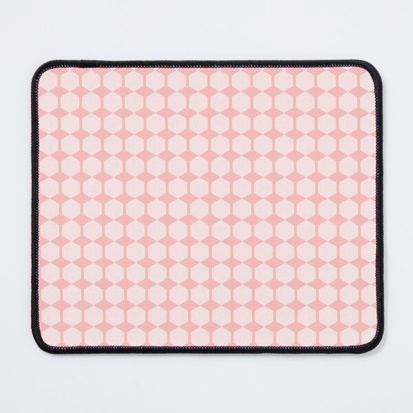 Item preview, Hexagon Gingham Buff on Pink designed and sold by Art in My Loft.
