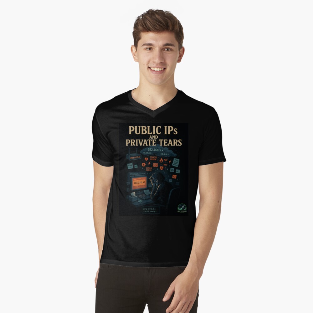 Item preview, V-Neck T-Shirt designed and sold by DataVoyagers.