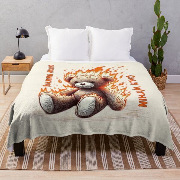 Item preview, Burning Around Calm Within Fire Teddybear designed and sold by KTGim.