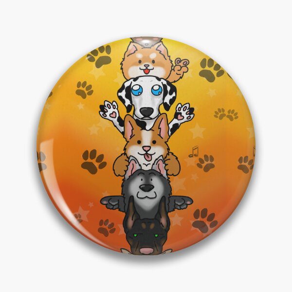 Item preview, Cute stack of dogs 2 designed and sold by OrangeSiren.