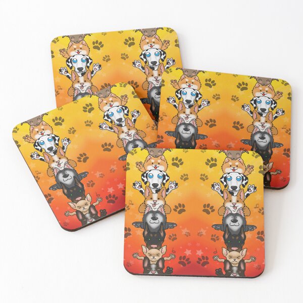 Item preview, Cute stack of dogs 2 designed and sold by OrangeSiren.