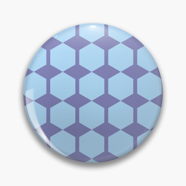 Item preview,  Hexagon Gingham Blue on Lavender designed and sold by Art in My Loft.