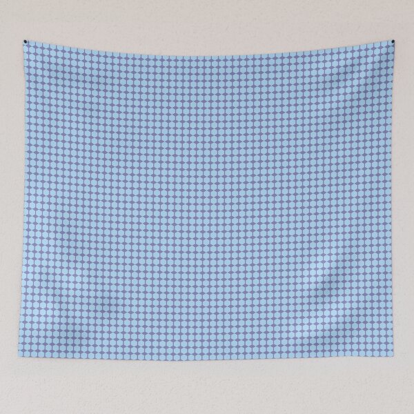 Item preview,  Hexagon Gingham Blue on Lavender designed and sold by Art in My Loft.