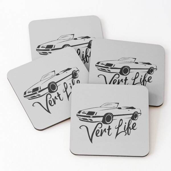 Item preview, Vert Life Convertible Four Eye Foxbody Mustang designed and sold by Lilwhitefox.