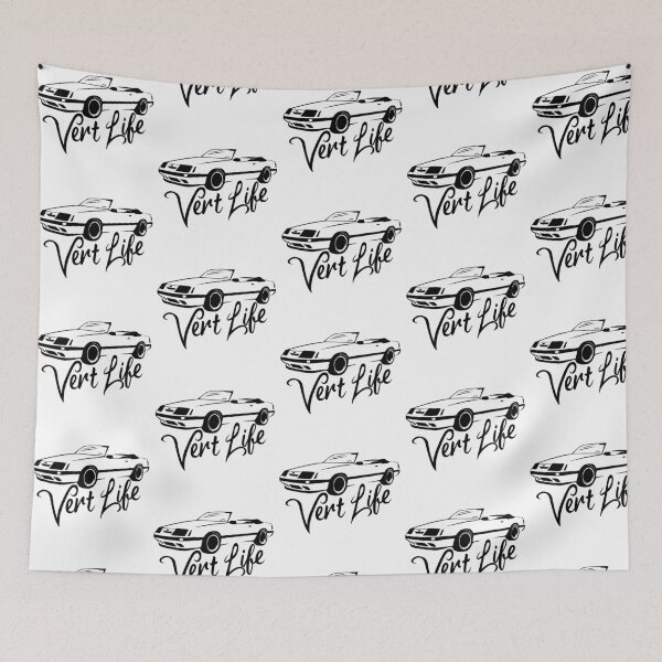 Item preview, Vert Life Convertible Four Eye Foxbody Mustang designed and sold by Lilwhitefox.