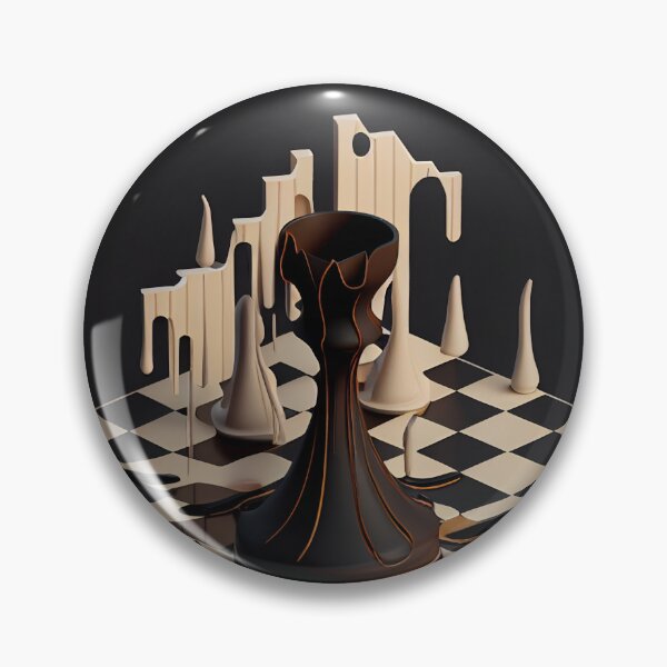 Item preview, Melting Rook Checkmate designed and sold by ShadowAndSlate.