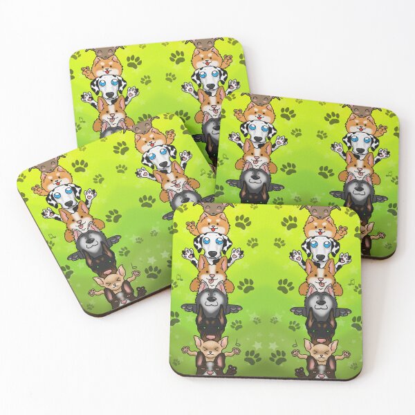 Item preview, Cute stack of dogs 3 designed and sold by OrangeSiren.