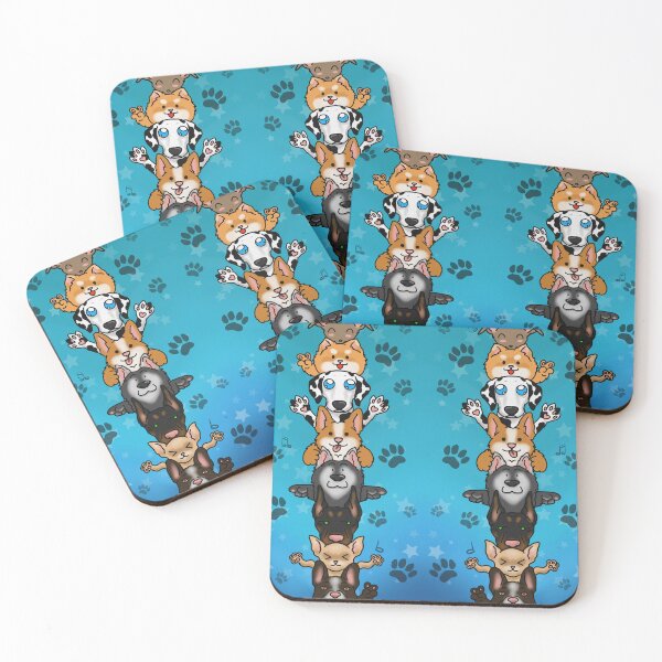 Item preview, Cute stack of dogs 4 designed and sold by OrangeSiren.