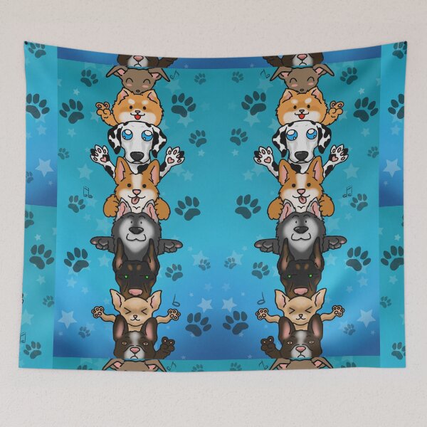 Item preview, Cute stack of dogs 4 designed and sold by OrangeSiren.