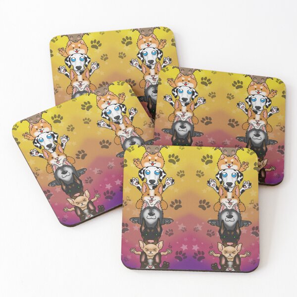 Item preview, Cute stack of dogs 5 designed and sold by OrangeSiren.
