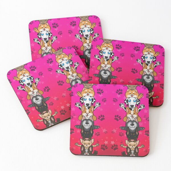 Item preview, Cute stack of dogs 6 designed and sold by OrangeSiren.