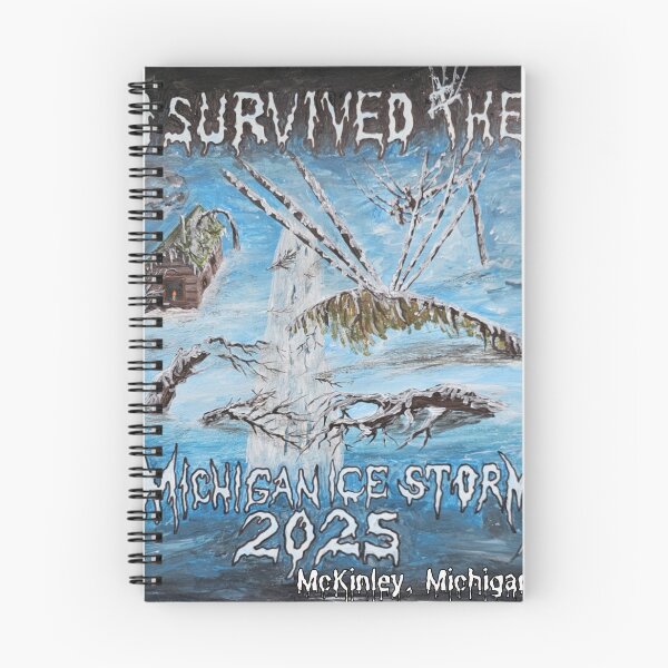 Item preview, MICHIGAN ICE STORM designed and sold by Flocking-fab.