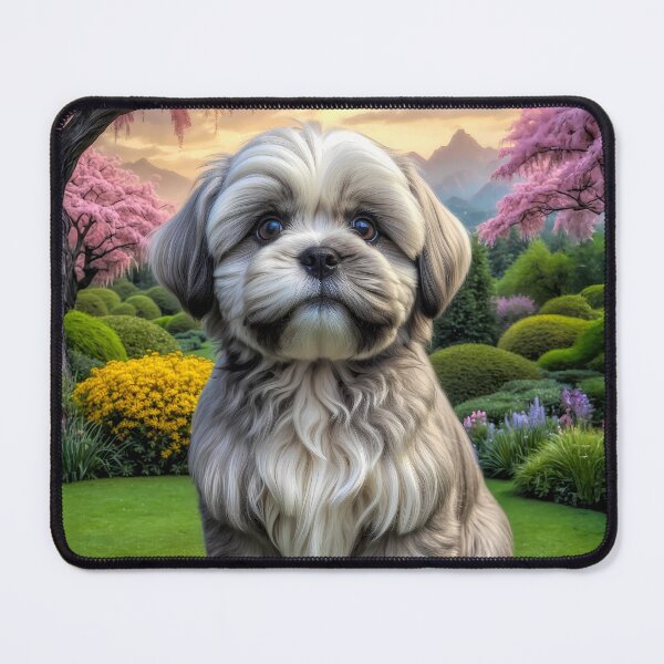 Item preview, Spencer Lhasa Apso Puppy Portrait Painting designed and sold by Heart and Soul Studio.