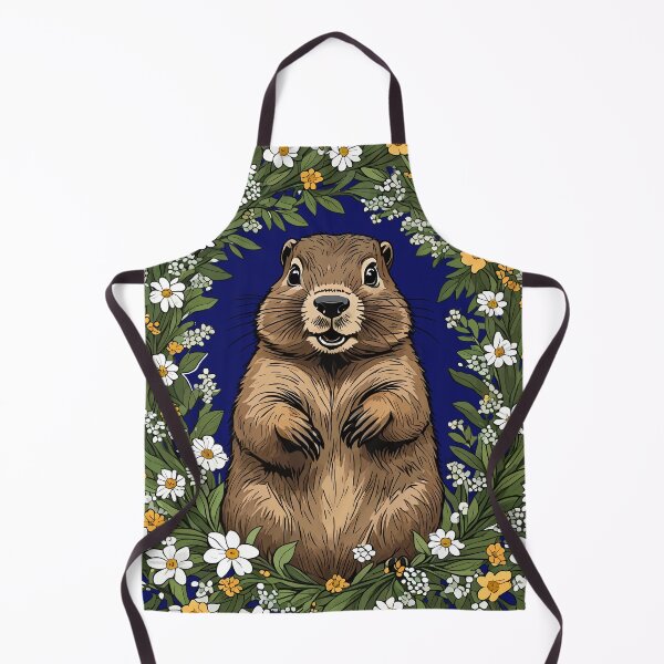 Item preview, Massachusetts Mayflowers and Groundhog Woodchuck 4 designed and sold by taiche.