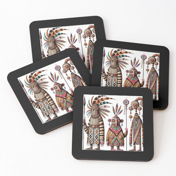 Item preview,  Great Tribal Bunch, African artwork, Mud art, Black Art, Roots artwork designed and sold by Afrocarribe.