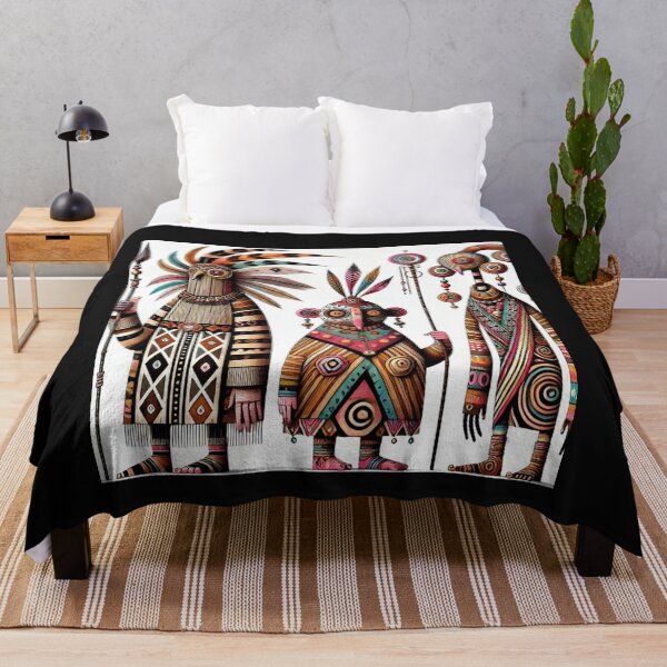 Item preview, Great Tribal Bunch, African artwork, Mud art, Black Art, Roots artwork designed and sold by Afrocarribe.