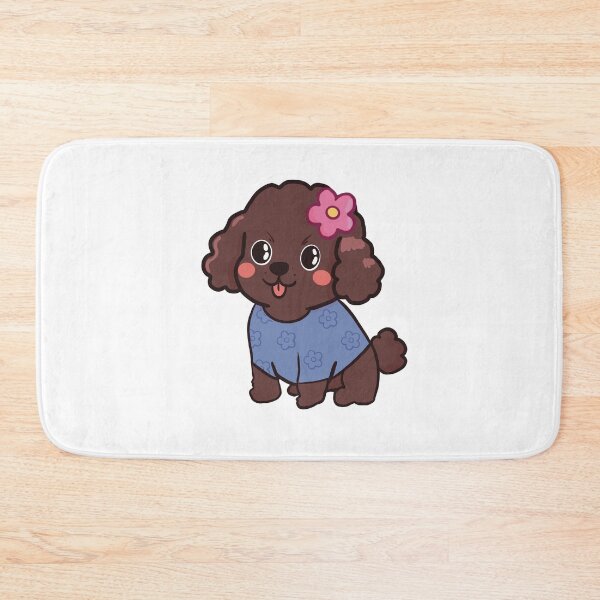 Item preview, cute brown poodle designed and sold by Lilla23.