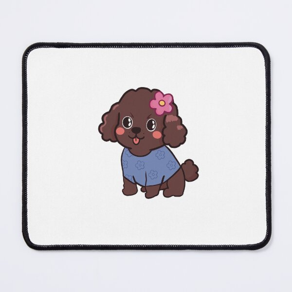 Item preview, cute brown poodle designed and sold by Lilla23.
