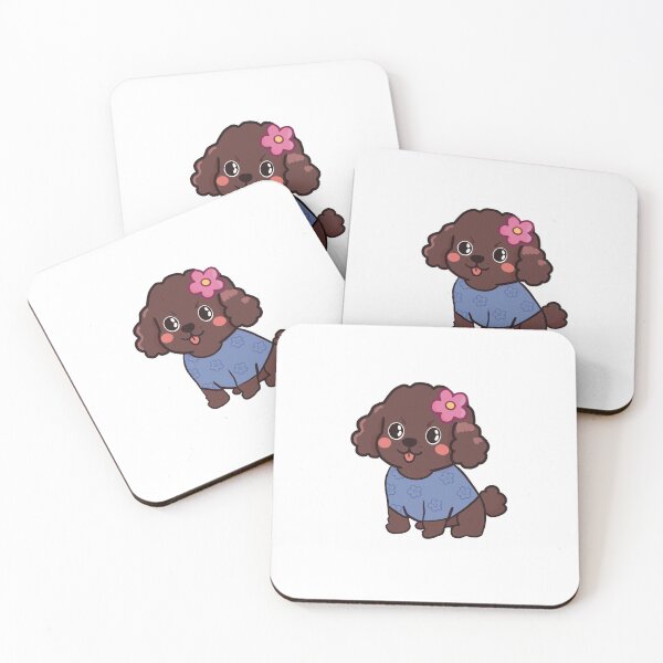 Item preview, cute brown poodle designed and sold by Lilla23.