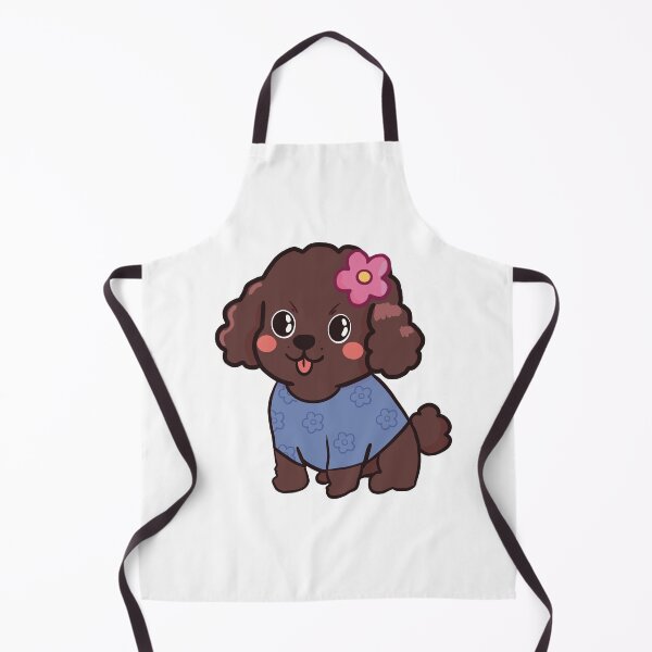 Item preview, cute brown poodle designed and sold by Lilla23.