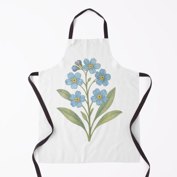 Item preview, A watercolor illustration of a Forget-Me-Not designed and sold by GentleMuse.