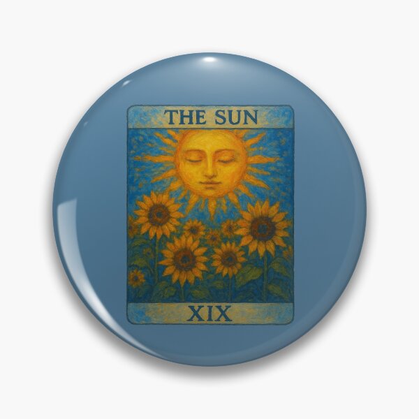 Item preview, The Sun Tarot Card designed and sold by FrictionMaxxing.