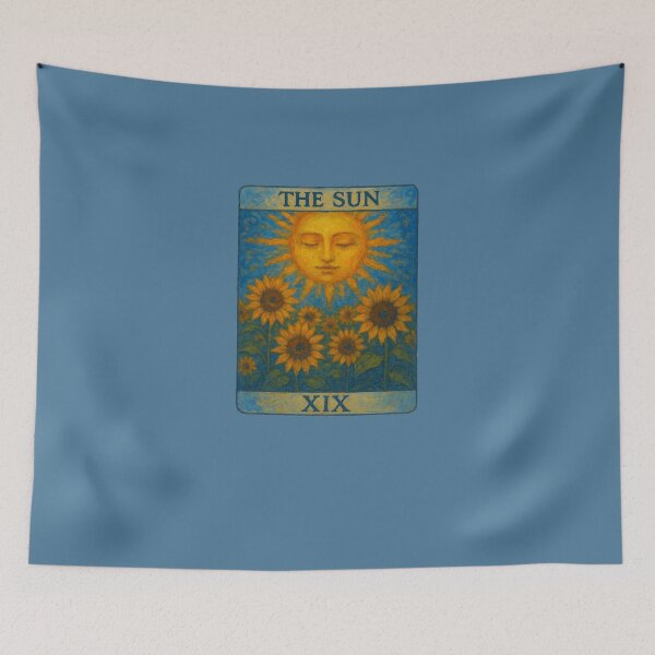 Item preview, The Sun Tarot Card designed and sold by FrictionMaxxing.
