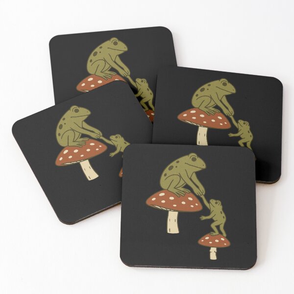 Item preview, Helping Frogs on Mushroom Steps designed and sold by ATOTI.