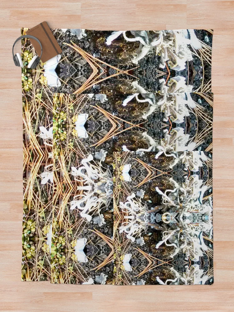 Thumbnail 5 of 6, Throw Blanket, silver designed and sold by InfinitePathArt.