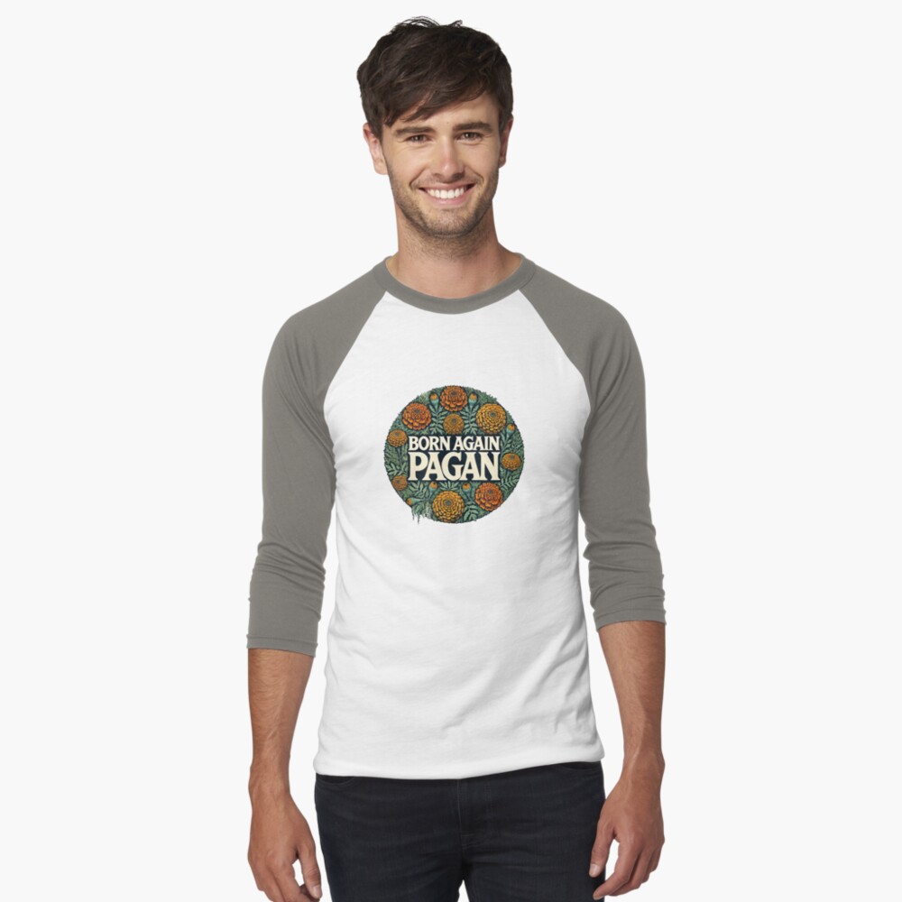 Item preview, Baseball ¾ Sleeve T-Shirt designed and sold by Boogiemonst.
