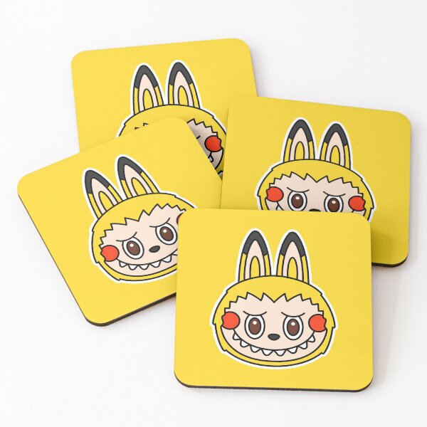 Item preview, Yellow Kawaii Monster Bunny Face – Cute Minimalist Style designed and sold by byRemo.