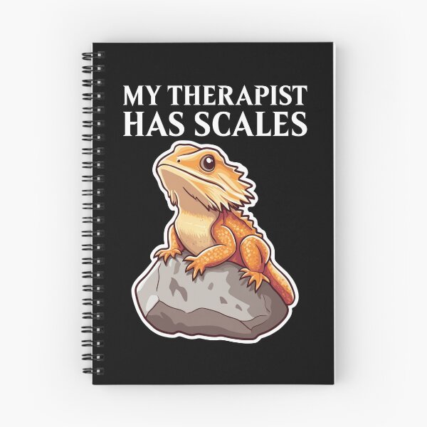 Item preview, My Therapist Has Scales Cute Funny Bearded Dragon Quote designed and sold by JavensArt.