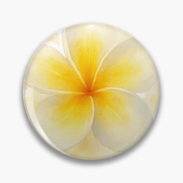Item preview, Watercolor Plumeria designed and sold by Loavesofcats.