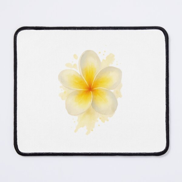 Item preview, Watercolor Plumeria designed and sold by Loavesofcats.