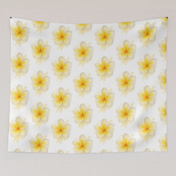Item preview, Watercolor Plumeria designed and sold by Loavesofcats.