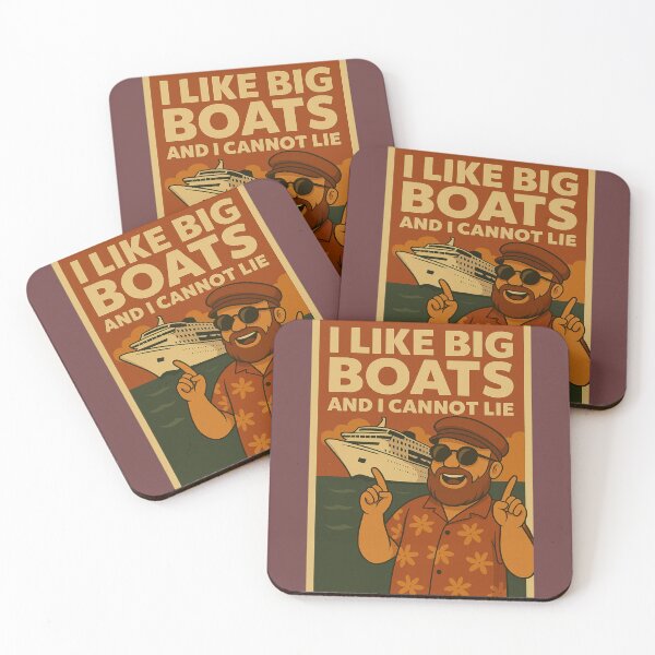 Item preview, “I like Big Boats” designed and sold by GrimwellStudios.