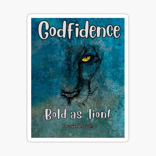 Artikel-Vorschau von Mutiges Vertrauen in Gott – Godfidence!, designt und verkauft von NanFox.