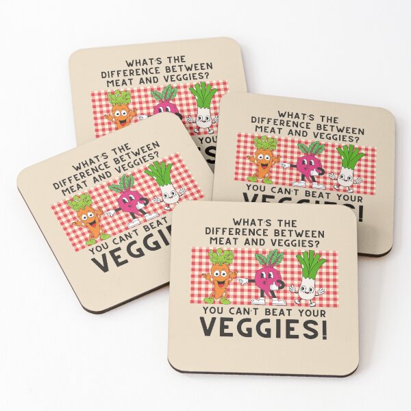 Item preview, What's the difference between meat and veggies? designed and sold by NicMacTees.
