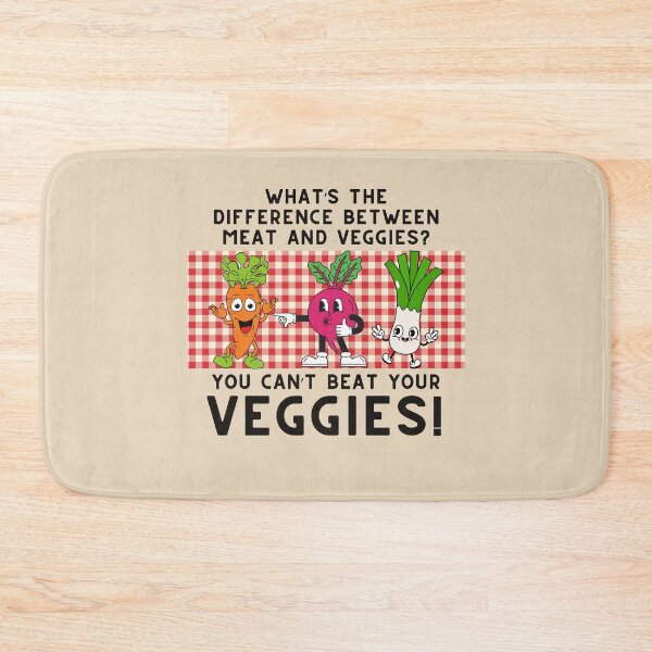 Item preview, What's the difference between meat and veggies? designed and sold by NicMacTees.