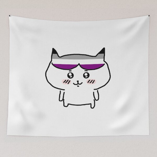 Item preview, Hachiware Pride - Asexual designed and sold by goose-of-silly.