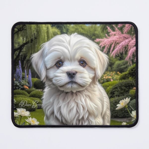 Item preview, Avalon Lhasa Apso Puppy Portrait Painting designed and sold by Heart and Soul Studio.