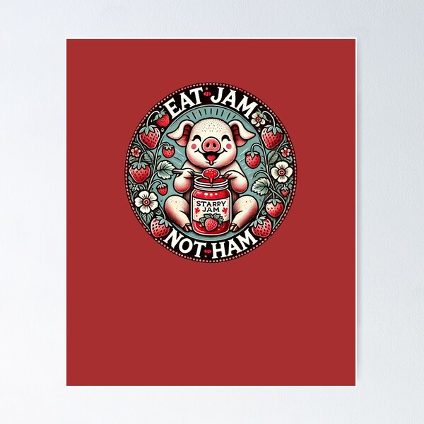 Item preview, Eat Jam Not Ham designed and sold by Boog Monst .