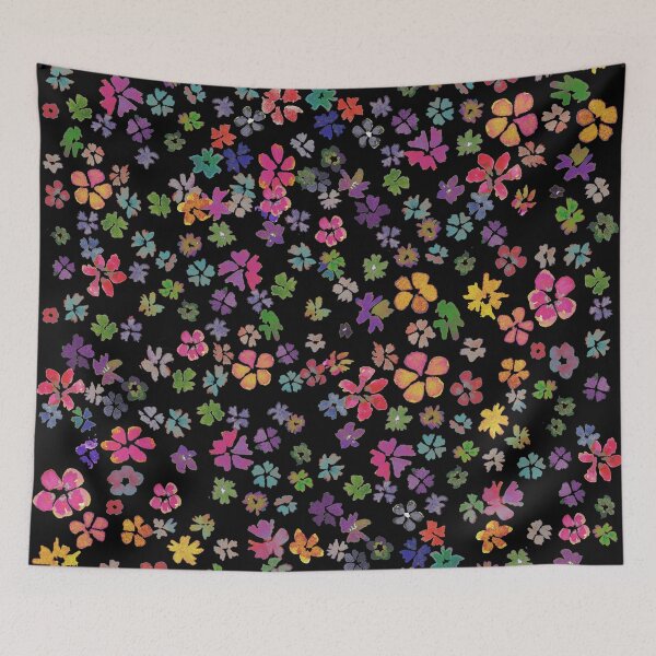 Item preview, Vibrant small flower pattern designed and sold by AquaPixelFusion.
